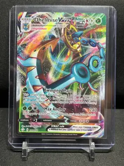 Dhelmise VMAX 010/072 Ultra Rare Holo Pokemon 2021 Shining Fates NM - Image 1