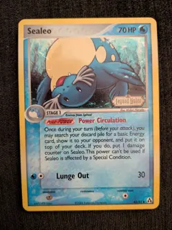 Pokemon TCG Sealeo (43/92) - Legend Maker Stamped REVERSE HOLO (LP+) - Image 1