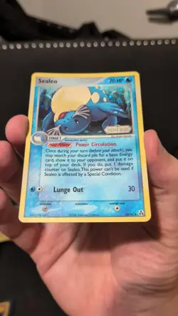 Pokemon TCG Sealeo (43/92) - Legend Maker Stamped REVERSE HOLO (LP+) - Image 2