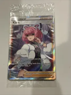 Klara (Full Art) SWSH302 SWSH: Sword & Shield Holo SEALED PROMO Pokemon Card - Image 1