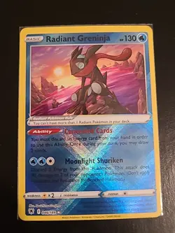 Radiant Greninja - 046/189 - Pokemon Astral Radiance Radiant Rare Card NM - Image 1