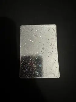 Pokemon Scarlet And Violet Error Misprint Blank Pokemon Card Silver Border Gray - Image 1