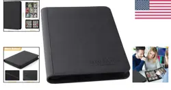 Elegant 9 Pocket Trading Card Binder: Holds 540 Cards - Faux Leather - Image 2