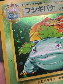 Venusaur 003 Base Set Old Back Holo Rare Japanese Pokemon Card - Image 3