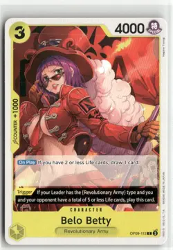 Belo Betty OP09-112 C Emperors in the New World One Piece Card Game - Image 1