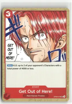 Get Out of Here! OP09-018 UC Emperors in the New World One Piece Card Game - Image 1