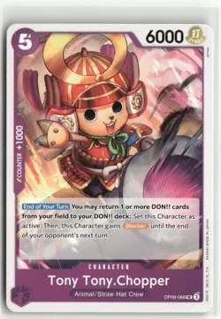 Tony Tony.Chopper OP09-068 UC Emperors in the New World One Piece Card Game - Image 1