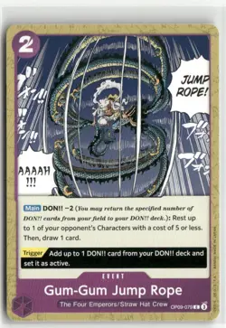 Gum-Gum Jump Rope OP09-079 C Emperors in the New World One Piece Card Game - Image 1