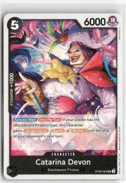 Catarina Devon OP09-084 UC Emperors in the New World One Piece Card Game - Image 1