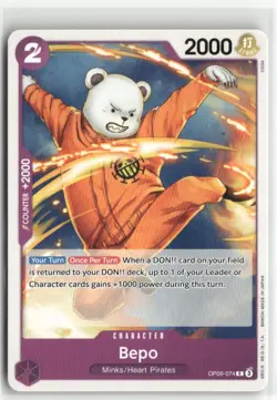 Bepo OP09-074 C Emperors in the New World One Piece Card Game - Image 1