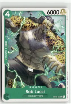Rob Lucci OP09-038 C Emperors in the New World One Piece Card Game - Image 1