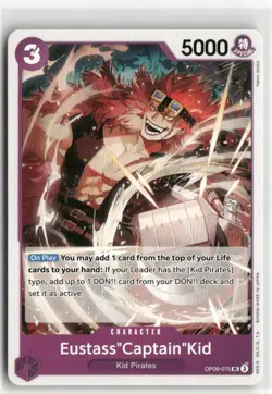 Eustass"Captain"Kid OP09-075 UC Emperors in the New World One Piece Card Game - Image 1