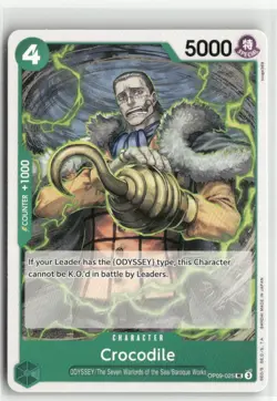 Crocodile OP09-025 UC Emperors in the New World One Piece Card Game - Image 1