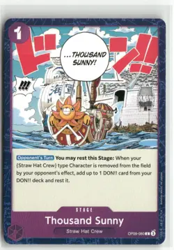 Thousand Sunny OP09-080 C Emperors in the New World One Piece Card Game - Image 1