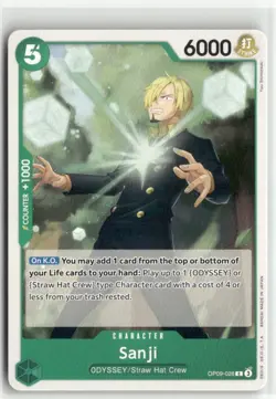 Sanji OP09-028 C Emperors in the New World One Piece Card Game - Image 1