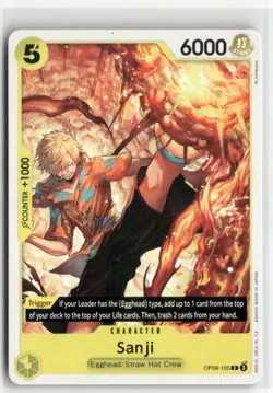 Sanji OP09-105 C Emperors in the New World One Piece Card Game - Image 1