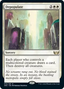 Depopulate -Foil Light Play MTG Streets of New Capenna - Image 1