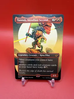 MTG Tannuk, Steadfast Second 0296 Borderless Edge of Eternities Reg NM - Image 1