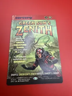 MTG Green Sun’s Zenith 0127 Showcase Edge of Eternities Special Guests Reg NM - Image 3