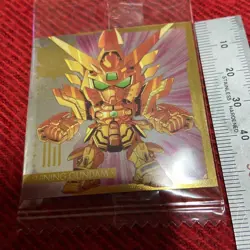 Gundam Shining Gundam Super Mode MTG Trading Card Rare MG216R Gold - Image 2