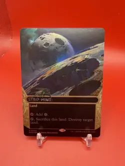 MTG Strip Mine 0040 Borderless Foil Edge of Eternities: Stellar Sights Reg NM - Image 1