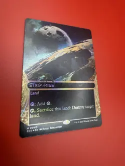 MTG Strip Mine 0040 Borderless Foil Edge of Eternities: Stellar Sights Reg NM - Image 4