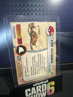Topps Pokemon 59 Arcanine Blue Label NM - Image 2