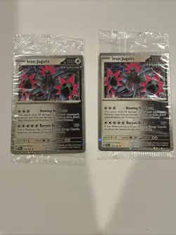 (2) Iron Jugulis - (Cosmos Holo) 158/182 SEALED PROMO Pokemon Cards - Image 1