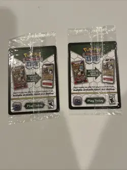 (2) Iron Jugulis - (Cosmos Holo) 158/182 SEALED PROMO Pokemon Cards - Image 2