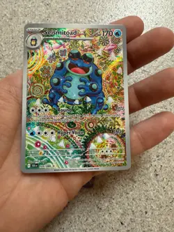 Pokemon Seismitoad 105/086 Sv: Black Bolt Holo. NM PACK FRESH - Image 2
