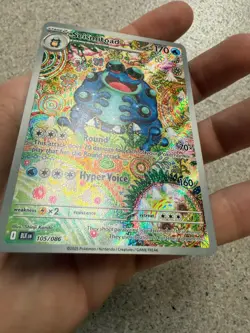 Pokemon Seismitoad 105/086 Sv: Black Bolt Holo. NM PACK FRESH - Image 3
