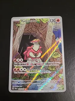 Turtonator - 146/142 - Pokemon Stellar Crown Illustration Rare NM - Image 1