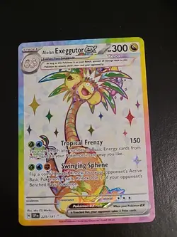 Alolan Exeggutor ex - 225/191 - Pokemon Surging Sparks Full Art Rare NM - Image 1