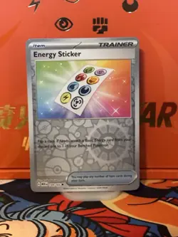 ⚡ Energy Sticker 159/165 Reverse Holo - Pokemon 151 SV - NM/Mint Trainer Card - Image 1