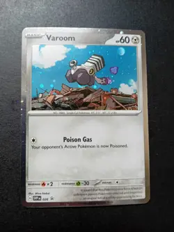 Pokemon TCG Varoom SVP 026 SV Black Star Promos Holo Mint Card HD SWIRL - Image 1