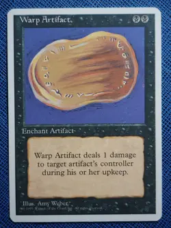 MTG 1x Warp Artifact LP Fourth 4th Edition (multi available 2 3 4) Magic - Image 1