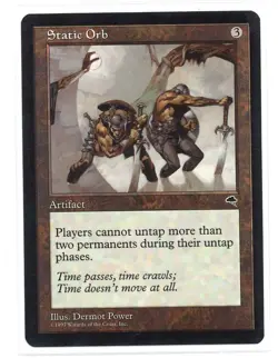 MTG Tempest - 1x Static Orb - NM - Image 1