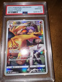 Pokemon TCG Charizard VMAX Gem Mint 10 #187 Ultra Rare - Image 1