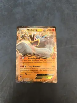 Pokemon TCG Machamp EX XY XY108 Holo Black Star Promo EXC - Image 1