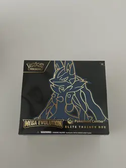 Pokemon Center Mega Evolution Elite Trainer Box ETB Lucario NEW AND SEALED ✅ - Image 1