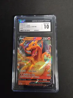 Pokemon Darkness Ablaze 019/189 Charizard V 2020 Ultra Rare CGC 10 GEM MINT - Image 1