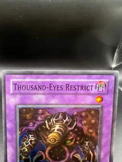 Yu-Gi-Oh! Thousand-Eyes Restrict #DL1-001 2003 Unlimited Promo Super Rare MP - Image 3