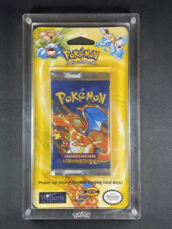 Pokemon Cards Sealed Charizard Base Set Shadowless Blister Wotc 1999 + Case - Image 1