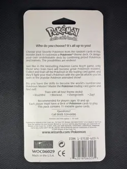 Pokemon Cards Sealed Blastoise Base Set Unlimited Blister Wotc 1999 Ultra Rare - Image 2