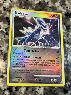 Dialga Platinum 16/106 Burger King Reverse Holo MP Pokemon Card - Image 2