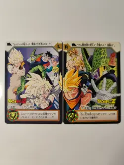JAPAN CARTE REG Dragon ball HONDAN HK JAPON BANDAI PUZZLE CARDDASS CARD C7A C7B - Image 1