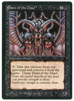 Eater of the Dead 44/119 The Dark 1994 DRK Lightly Played LP Uncommon MTG Magic - Image 1