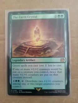 The Earth Crystal - Final Fantasy 0184 FOIL MtG - MINT Pack Fresh - Image 1