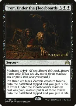 From Under the Floorboards [Shadows over Innistrad Prerelease Promos] Magic MTG - Image 1