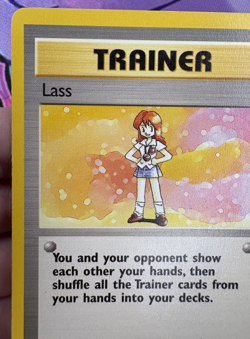 ✨1c Start✨ Lass 75/102 WOTC Base Set Pokemon Trading Card Game 1999 🌺 - Image 2